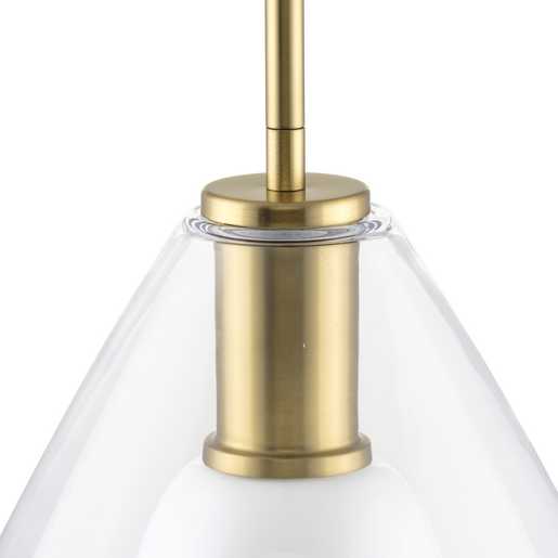 Progress Lighting Carillon Collection One-Light Pendant Brushed Gold (P500438-191)