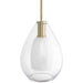 Progress Lighting Carillon Collection One-Light Pendant Brushed Gold (P500438-191)