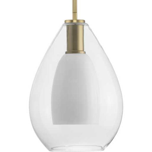 Progress Lighting Carillon Collection One-Light Pendant Brushed Gold (P500438-191)