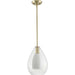 Progress Lighting Carillon Collection One-Light Pendant Brushed Gold (P500438-191)