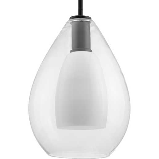 Progress Lighting Carillon Collection One-Light Pendant Matte Black (P500438-31M)