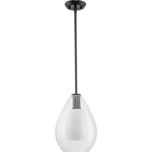 Progress Lighting Carillon Collection One-Light Pendant Matte Black (P500438-31M)