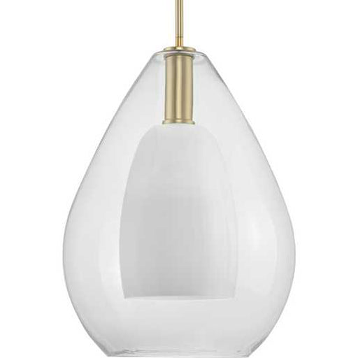 Progress Lighting Carillon Collection One-Light Pendant Brushed Gold (P500439-191)