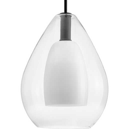 Progress Lighting Carillon Collection One-Light Pendant Matte Black (P500439-31M)