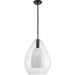 Progress Lighting Carillon Collection One-Light Pendant Matte Black (P500439-31M)