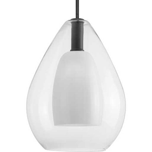 Progress Lighting Carillon Collection One-Light Pendant Matte Black (P500439-31M)