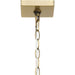 Progress Lighting Hillcrest Collection Four-Light Foyer Fixture Vintage Brass (P500440-163)