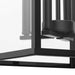 Progress Lighting Hillcrest Collection Four-Light Foyer Fixture Matte Black (P500440-31M)