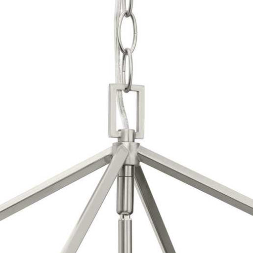 Progress Lighting Hillcrest Collection Four-Light Foyer Fixture Brushed Nickel (P500441-009)