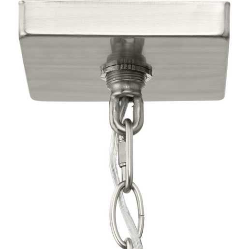 Progress Lighting Hillcrest Collection Four-Light Foyer Fixture Brushed Nickel (P500441-009)