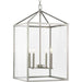 Progress Lighting Hillcrest Collection Four-Light Foyer Fixture Brushed Nickel (P500441-009)