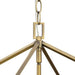 Progress Lighting Hillcrest Collection Four-Light Foyer Fixture Vintage Brass (P500441-163)