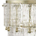 Progress Lighting Chevall Collection Three-Light Pendant Gilded Silver (P500443-176)