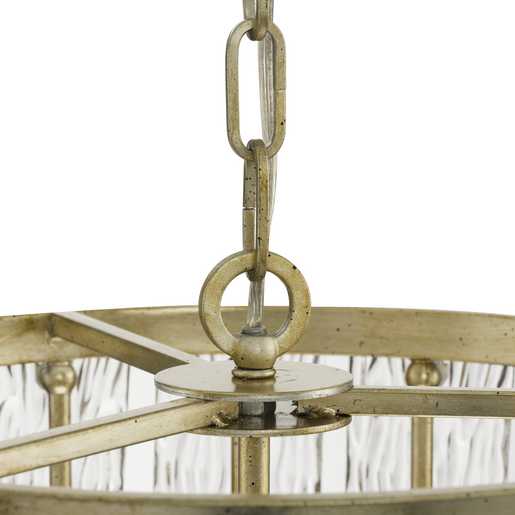 Progress Lighting Chevall Collection Three-Light Pendant Gilded Silver (P500443-176)