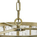 Progress Lighting Chevall Collection Three-Light Pendant Gilded Silver (P500443-176)