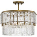 Progress Lighting Chevall Collection Three-Light Pendant Gold Ombre (P500443-204)