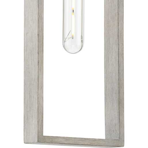 Progress Lighting Boundary Collection One-Light Pendant Brushed Nickel (P500444-009)