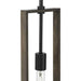 Progress Lighting Boundary Collection One-Light Pendant Matte Black (P500444-31M)