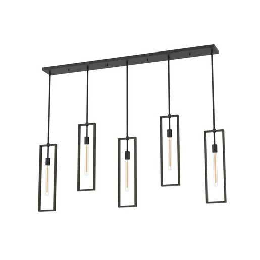 Progress Lighting Boundary Collection One-Light Pendant Matte Black (P500444-31M)