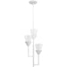 Progress Lighting Pinellas Collection Three-Light Pendant White Plaster (P500445-197)