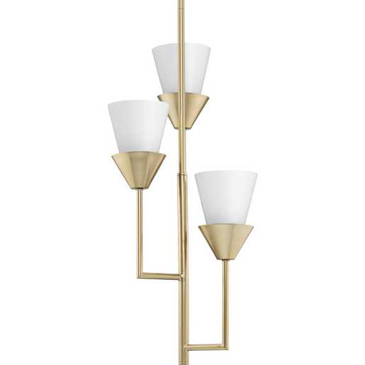 Progress Lighting Pinellas Collection Three-Light Pendant Soft Gold (P500445-205)