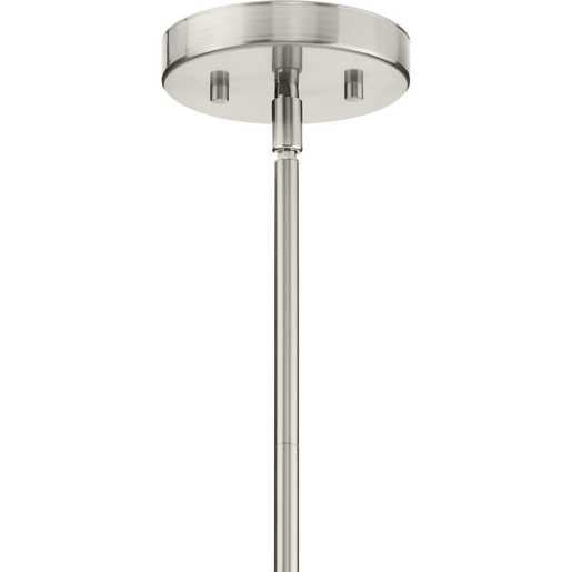 Progress Lighting Mystic Collection One-Light Pendant Brushed Nickel (P500446-009)