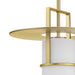 Progress Lighting Mystic Collection One-Light Pendant Brushed Bronze (P500446-109)