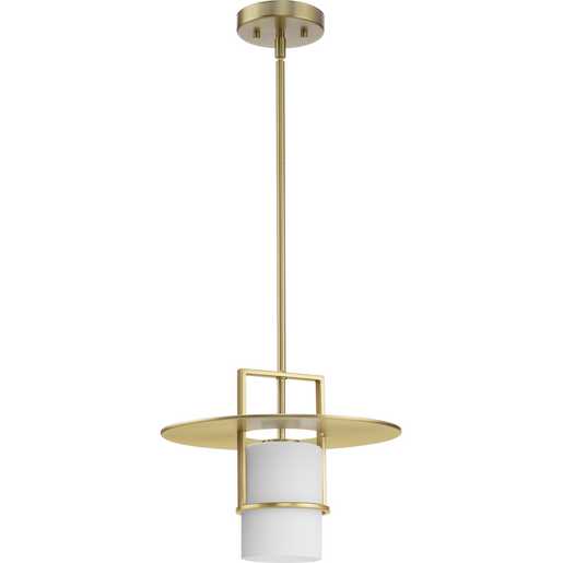 Progress Lighting Mystic Collection One-Light Pendant Brushed Bronze (P500446-109)