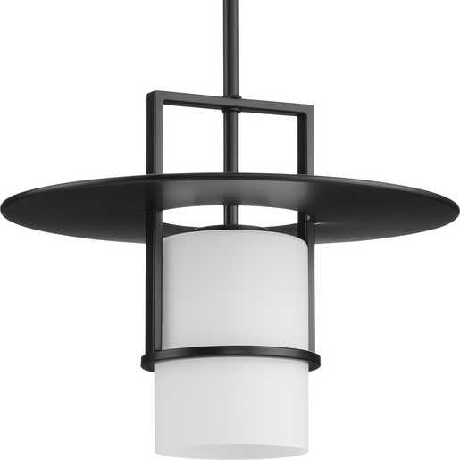 Progress Lighting Mystic Collection One-Light Pendant Matte Black (P500446-31M)