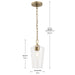 Progress Lighting 94500506177 Celino Collection 1-Light Mini-Pendant Champagne Bronze With Clear Glass Shade (P500506-177)
