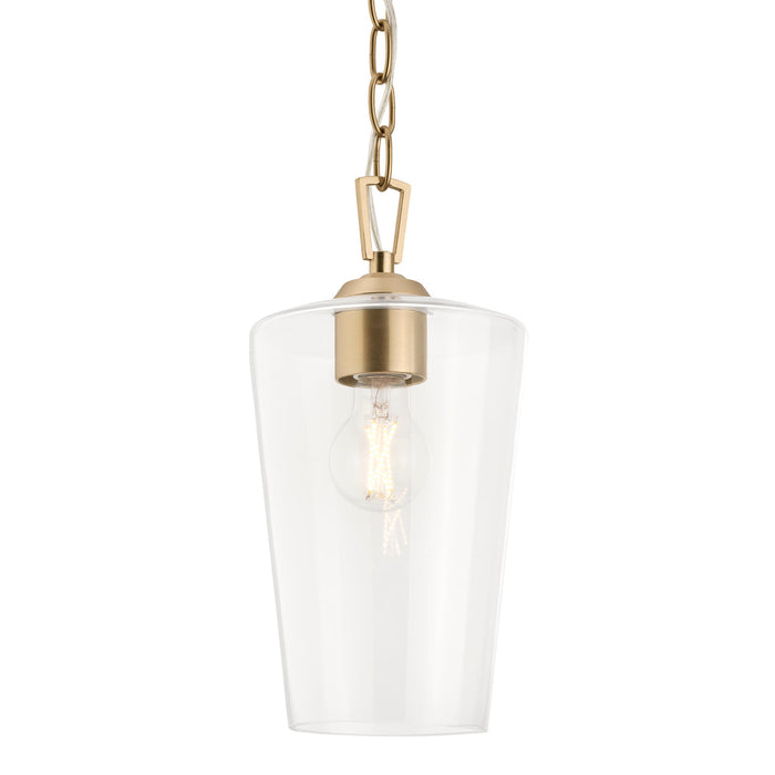 Progress Lighting 94500506177 Celino Collection 1-Light Mini-Pendant Champagne Bronze With Clear Glass Shade (P500506-177)