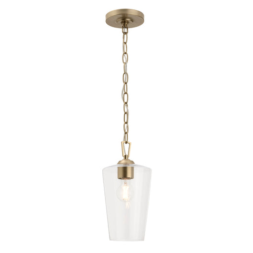 Progress Lighting 94500506177 Celino Collection 1-Light Mini-Pendant Champagne Bronze With Clear Glass Shade (P500506-177)
