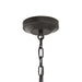 Progress Lighting 94500507020 Lieon Collection 3-Light Semi-Flush Convertible Light Antique Bronze With White Glass Shade (P500507-020)