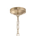 Progress Lighting 94500507177 Lieon Collection 3-Light Semi-Flush Convertible Light Champagne Bronze With White Glass Shade (P500507-177)