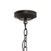 Progress Lighting 94500508020 Lieon Collection 3-Light Large Semi-Flush Convertible Light Antique Bronze With White Glass Shade (P500508-020)