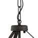 Progress Lighting 94500508020 Lieon Collection 3-Light Large Semi-Flush Convertible Light Antique Bronze With White Glass Shade (P500508-020)