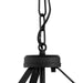 Progress Lighting 94500508031 Lieon Collection 3-Light Large Semi-Flush Convertible Light Black With White Glass Shade (P500508-031)