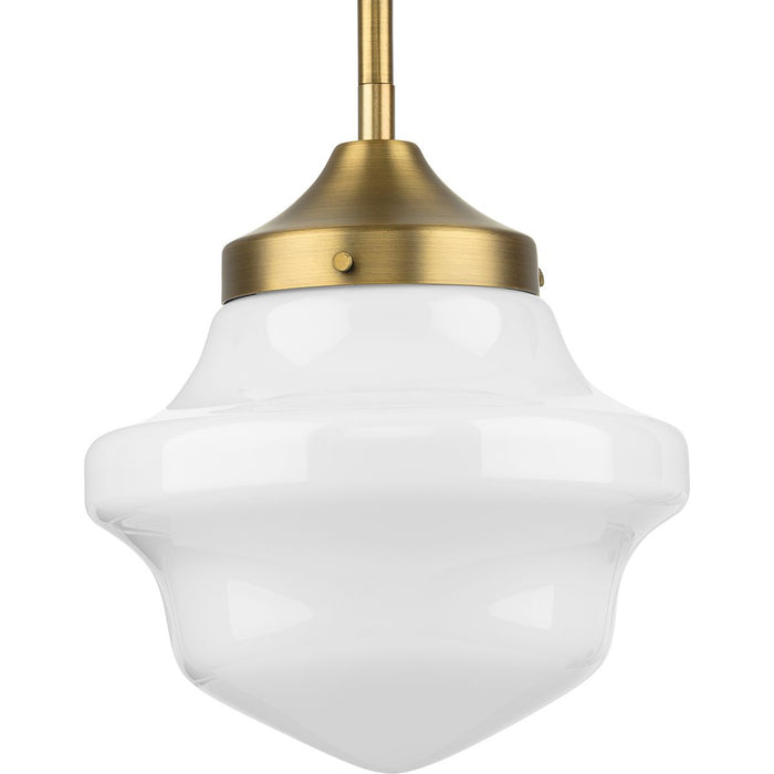 Progress Lighting School House Collection One-Light Pendant Vintage Brass (P5196-163)