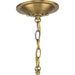 Progress Lighting School House Collection One-Light Pendant Vintage Brass (P5196-163)