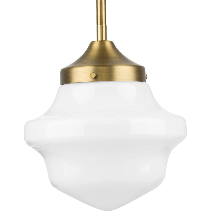 Progress Lighting School House Collection One-Light Pendant Vintage Brass (P5196-163)