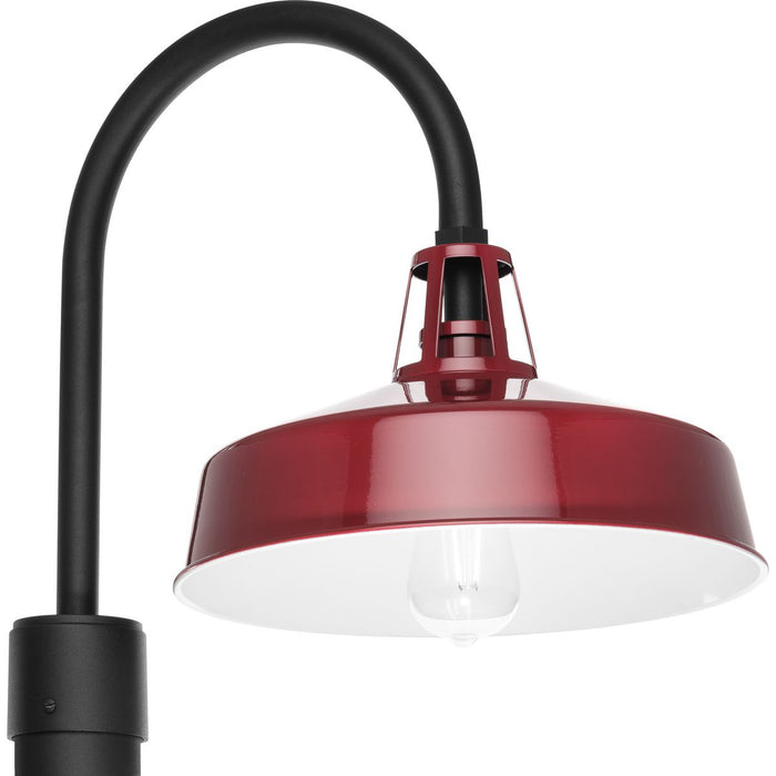 Progress Lighting Cedar Springs Collection One-Light Post Lantern Outdoor Fixture Red (P540103-039)