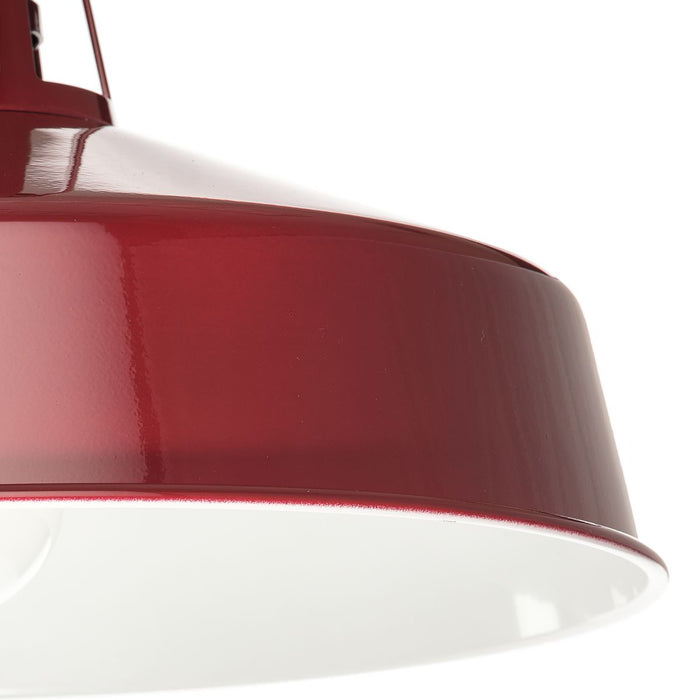 Progress Lighting Cedar Springs Collection One-Light Post Lantern Outdoor Fixture Red (P540103-039)