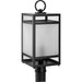 Progress Lighting Parrish Collection One-Light Post Lantern Outdoor Fixture Matte Black (P540105-31M)