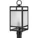 Progress Lighting Parrish Collection One-Light Post Lantern Outdoor Fixture Matte Black (P540105-31M)