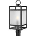 Progress Lighting Parrish Collection One-Light Post Lantern Outdoor Fixture Matte Black (P540105-31M)