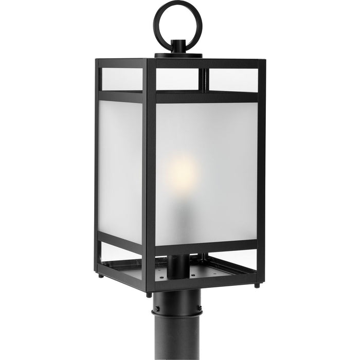 Progress Lighting Parrish Collection One-Light Post Lantern Outdoor Fixture Matte Black (P540105-31M)