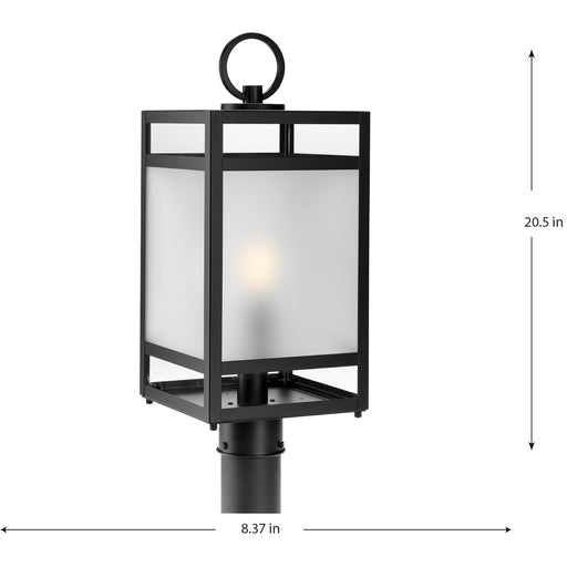 Progress Lighting Parrish Collection One-Light Post Lantern Outdoor Fixture Matte Black (P540105-31M)