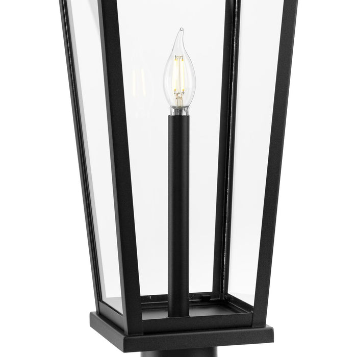 Progress Lighting Richmond Hill Collection One-Light Post Lantern Outdoor Fixture Black (P540106-031)