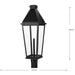 Progress Lighting Richmond Hill Collection One-Light Post Lantern Outdoor Fixture Black (P540106-031)