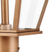 Progress Lighting Bradshaw Collection One-Light Post Lantern Outdoor Fixture Antique Copper (Painted) (P540107-169)